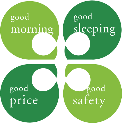 good sleeping,good safety, good price, and good morning