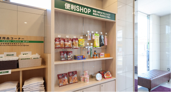 画像：売店コーナー